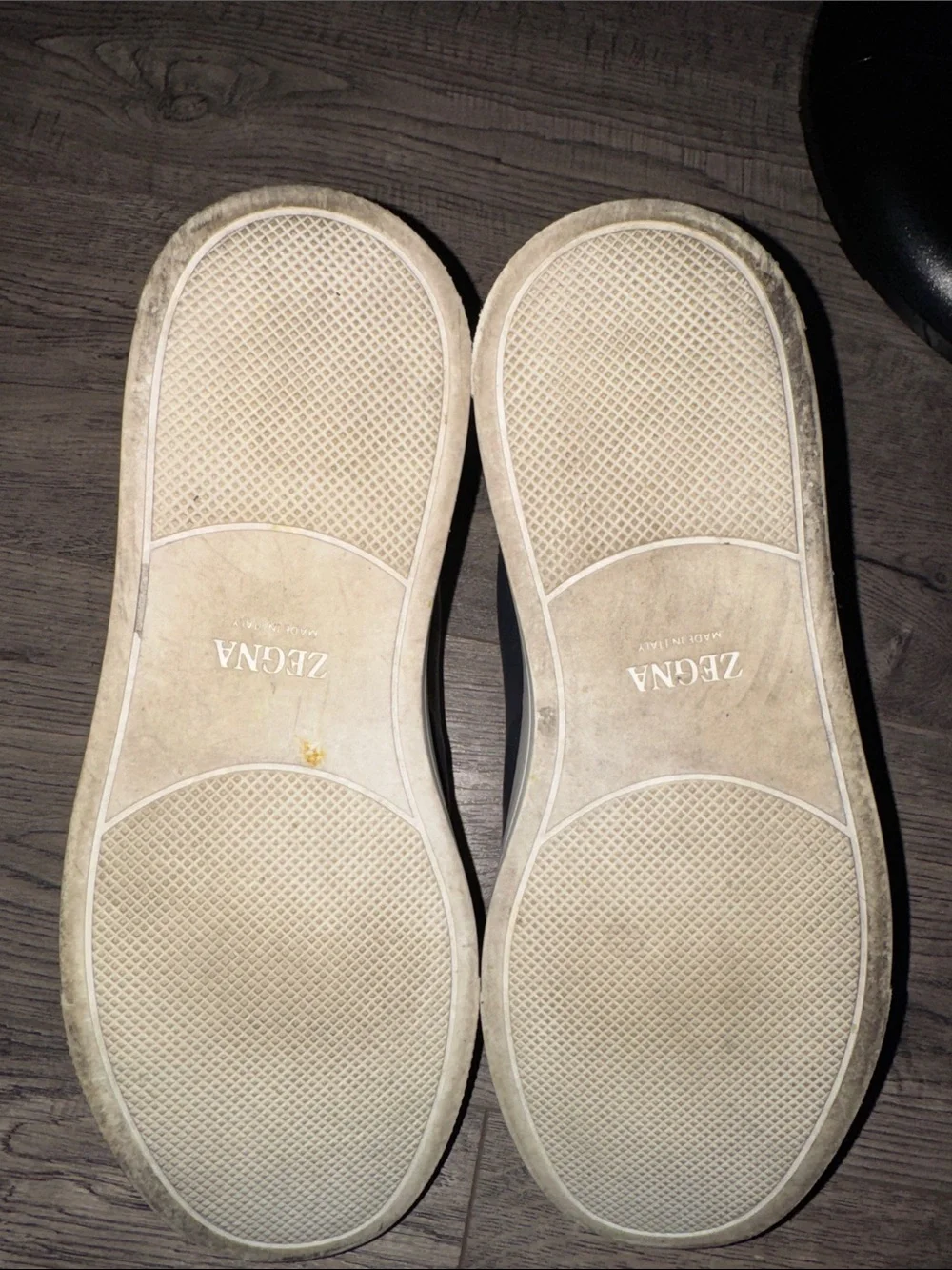 Authentic navy Zegna triple Stich second skins